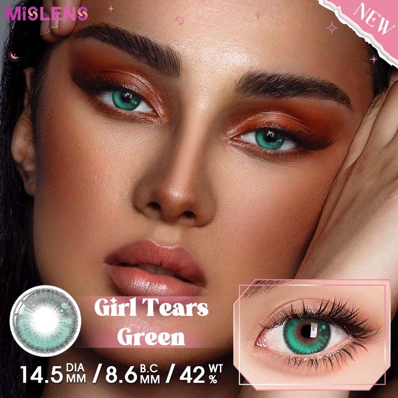 Mislens Girl Tears Green