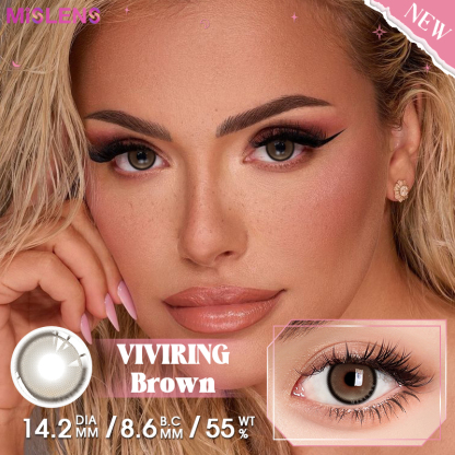 【New】1 Day 2 Pcs | VIVIRING Brown Prescription Trial