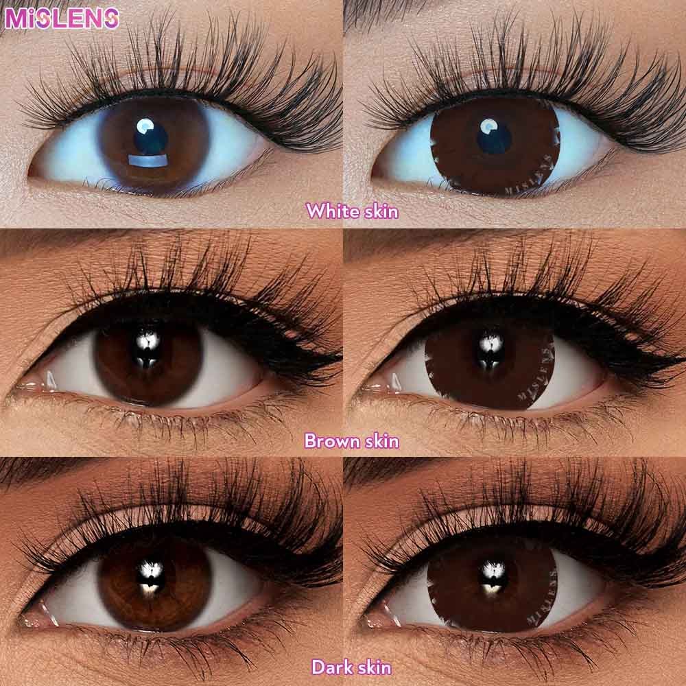 【New】 【Prescription】Mislens Diamonds browm