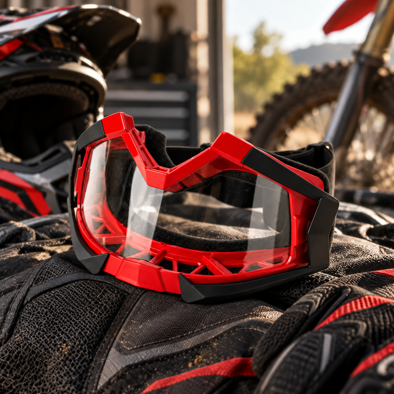 Mislens Redline Off-Road Riding Goggles