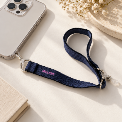 Mislens Navy Phone Wrist Strap