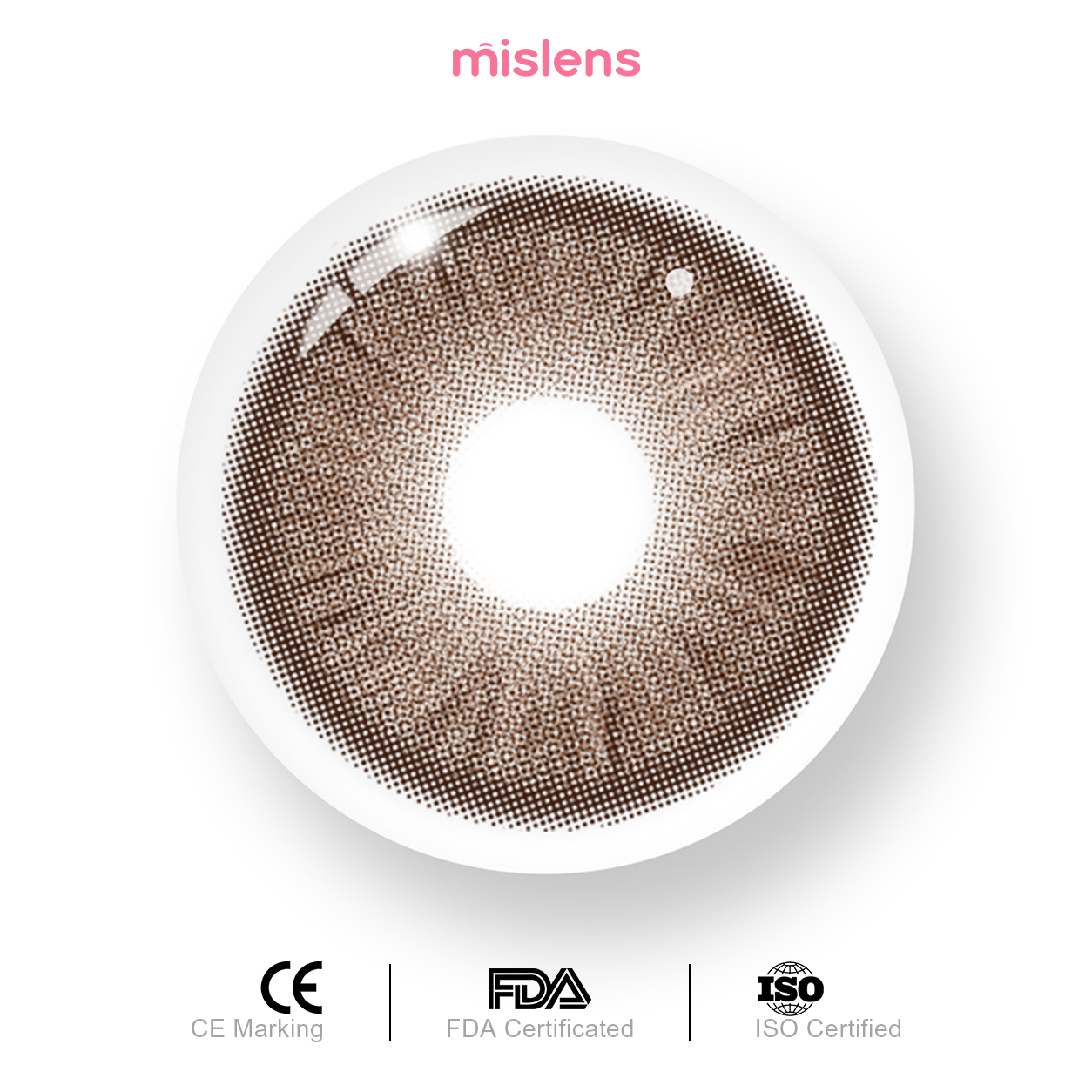 【New】Mislens Sway Brown 1-Day Lenses (10 Lenses / Box)