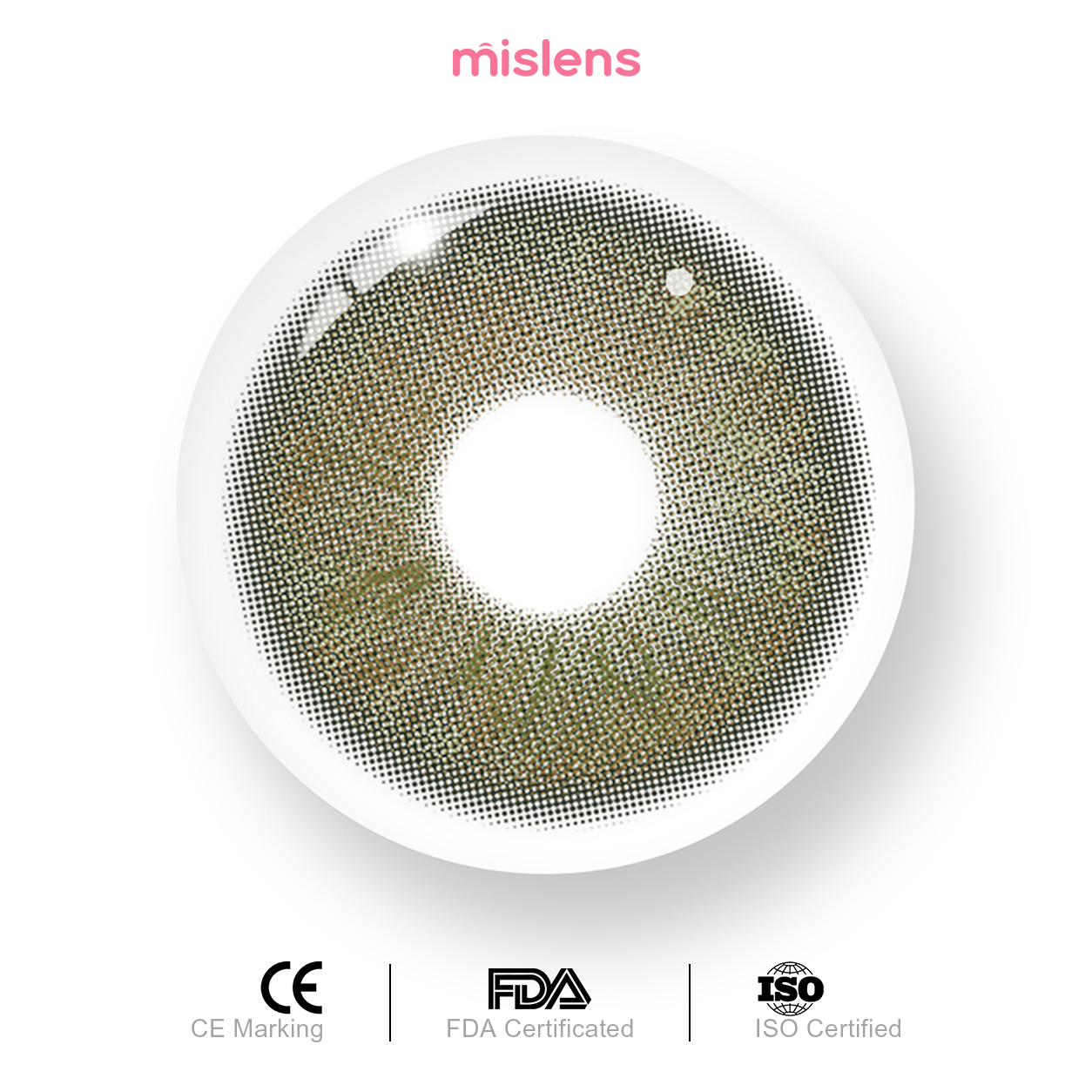 【New】Mislens Reverie Green 1-Day Lenses (10 Lenses / Box)