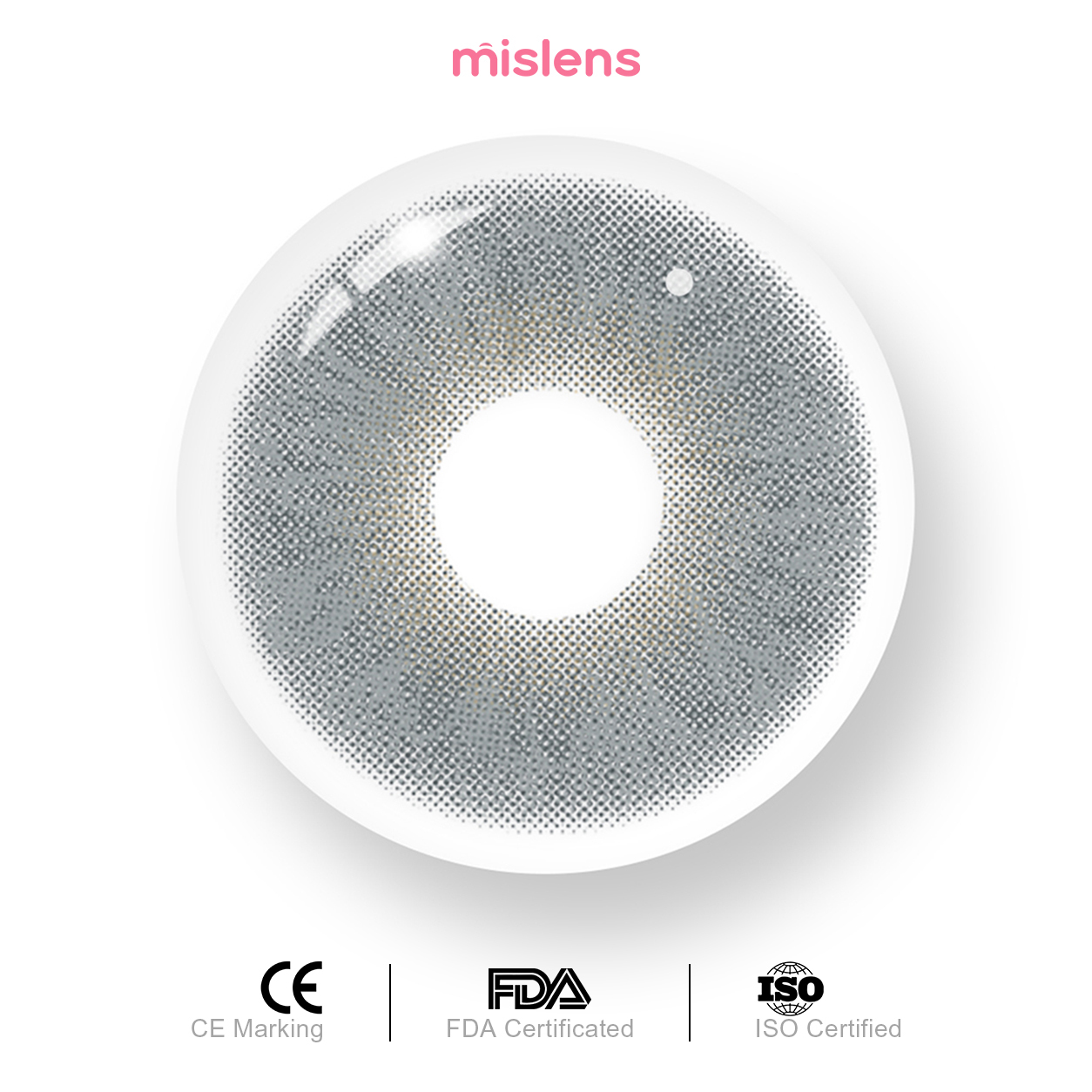 【New】Mislens Rapture Grey 1-Day Lenses (10 Lenses / Box)