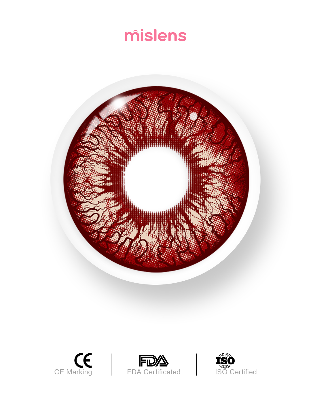 【New】Mislens Blood Curse Red