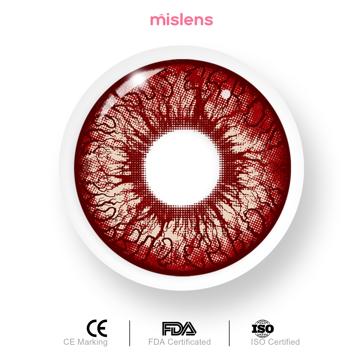 【New】Mislens Blood Curse Red