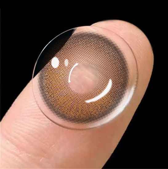 【New】Mislens Mousse Hazel Drip 1-Month Lenses 