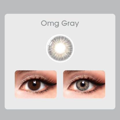 【U.S Warehouse】Mislens Omg Gray color contact Lenses for dark brown eyes