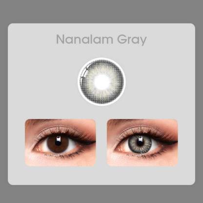 【New】Mislens Nanalam Gray color contact Lenses for dark brown eyes