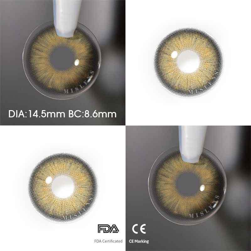 【U.S Warehouse】Mislens Patek Brown color contact Lenses for dark brown eyes