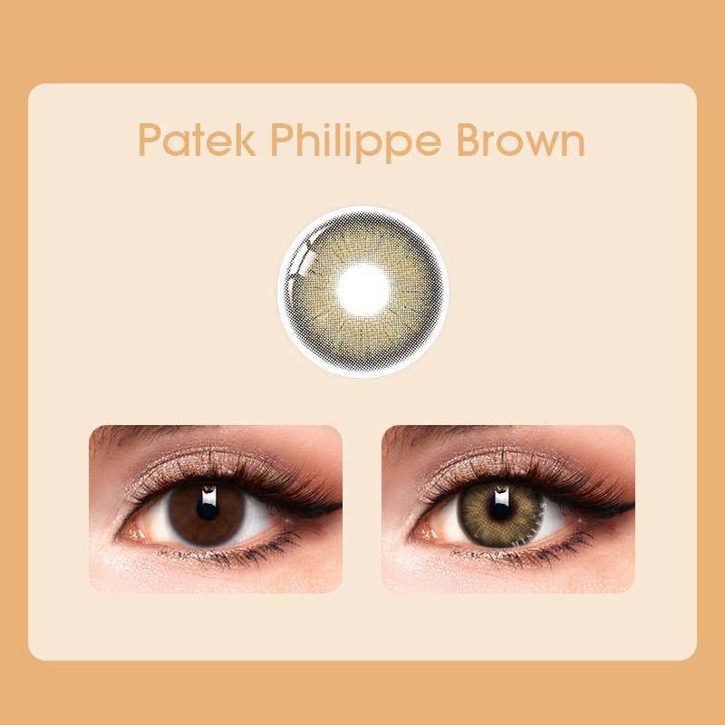 【U.S Warehouse】Mislens Patek Brown color contact Lenses for dark brown eyes