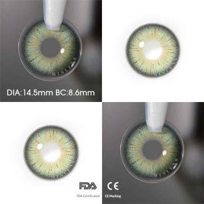 【New】Mislens Patek Green color contact Lenses for dark brown eyes