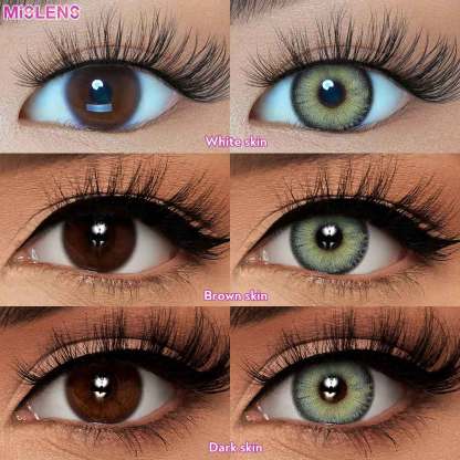 【New】Mislens Patek Green color contact Lenses for dark brown eyes