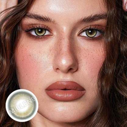 【New】Mislens Jellyfish Gaze Brown color contact Lenses for dark brown eyes