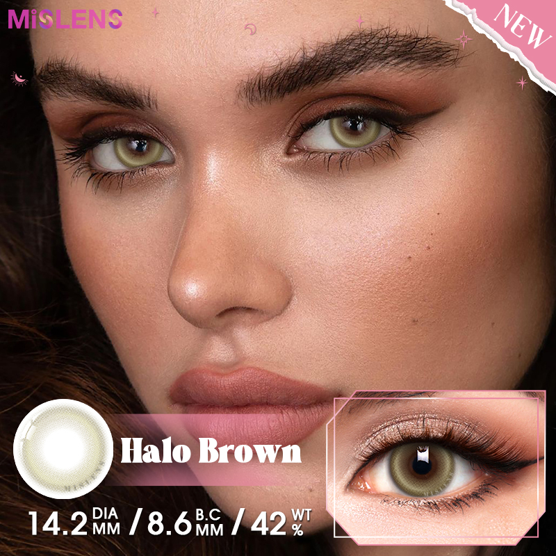 【New】Mislens Halo Brown