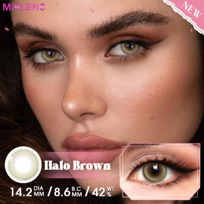 【New】Mislens Halo Brown
