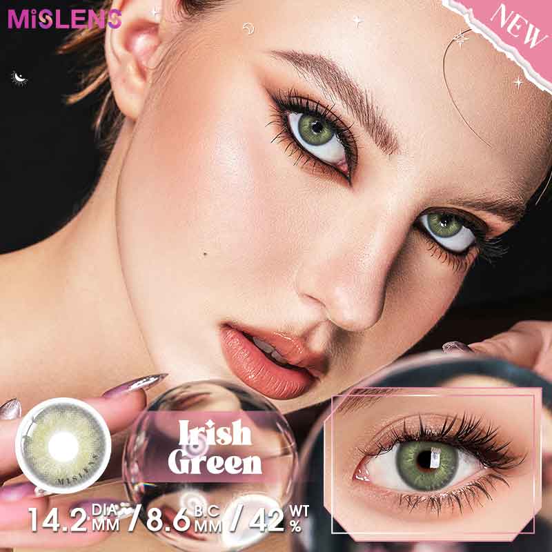 【New】Mislens Irish green