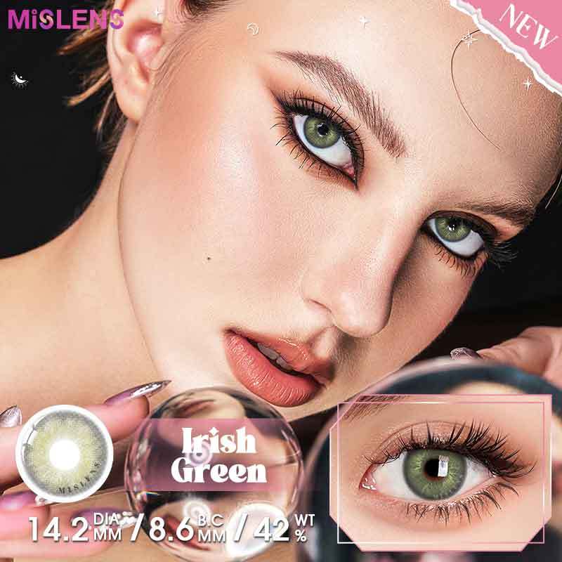 【New】Mislens Irish green