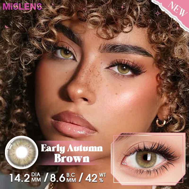 【New】Mislens Early Autumn Brown