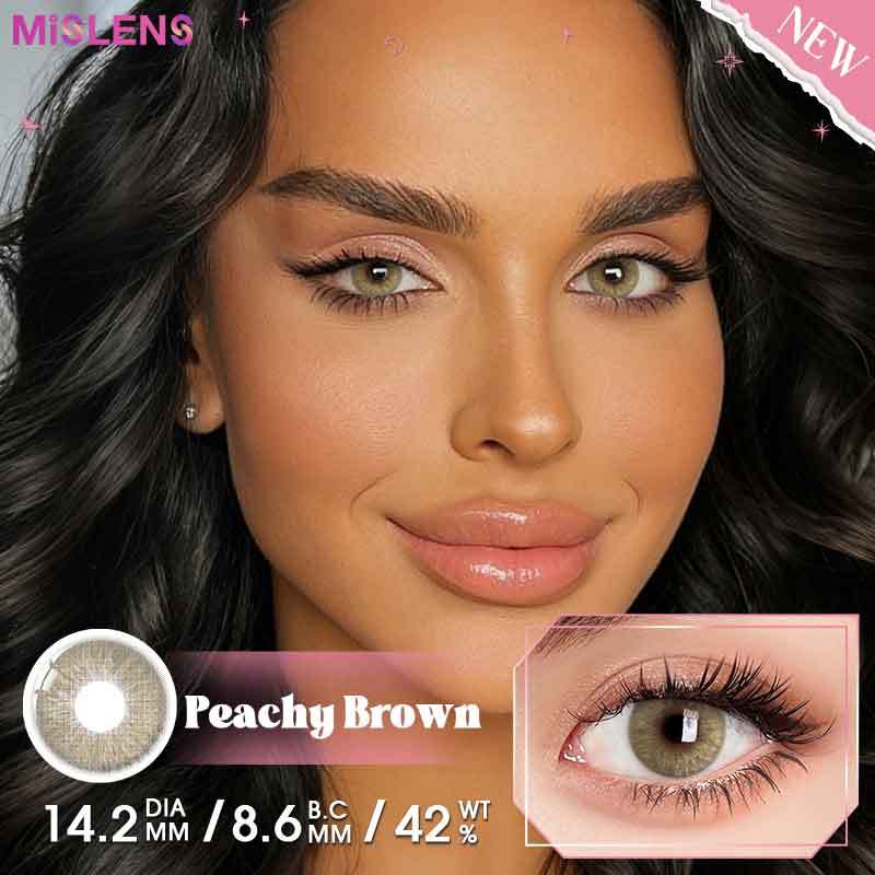 【New】Mislens Peachy Brown