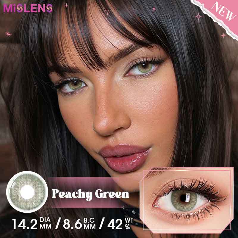 【New】Mislens Peachy Green
