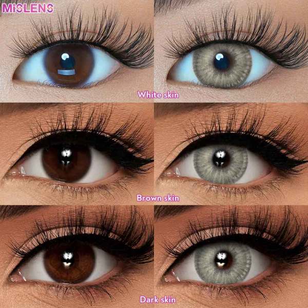 【New】Mislens Lyka Grey color contact lenses -mislens