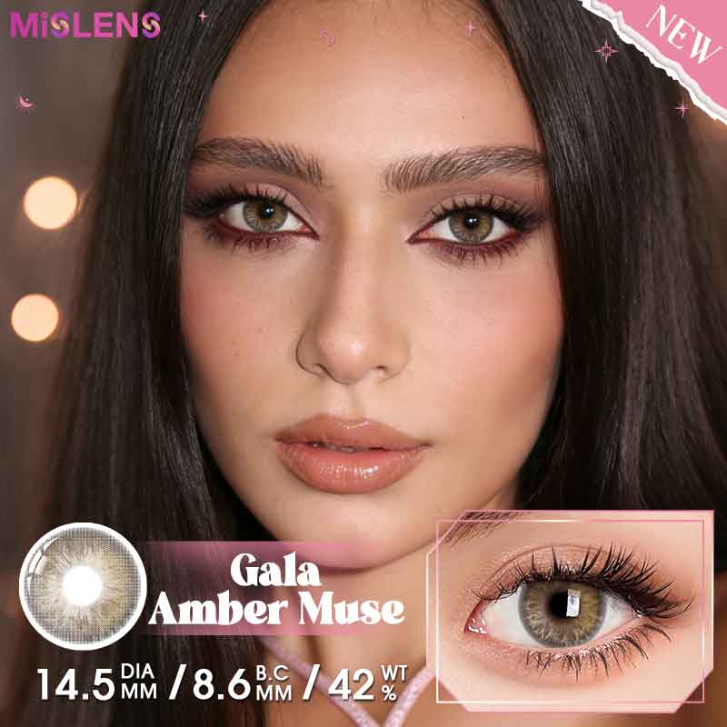 【New】Mislens Gala Amber Muse Brown