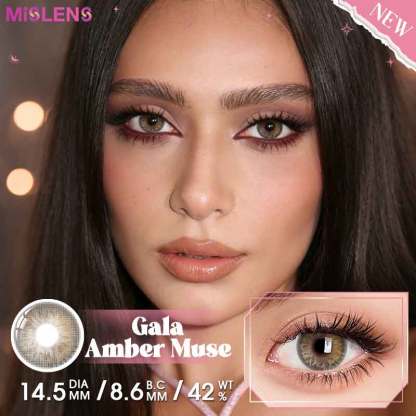 【New】Mislens Gala Amber Muse Brown