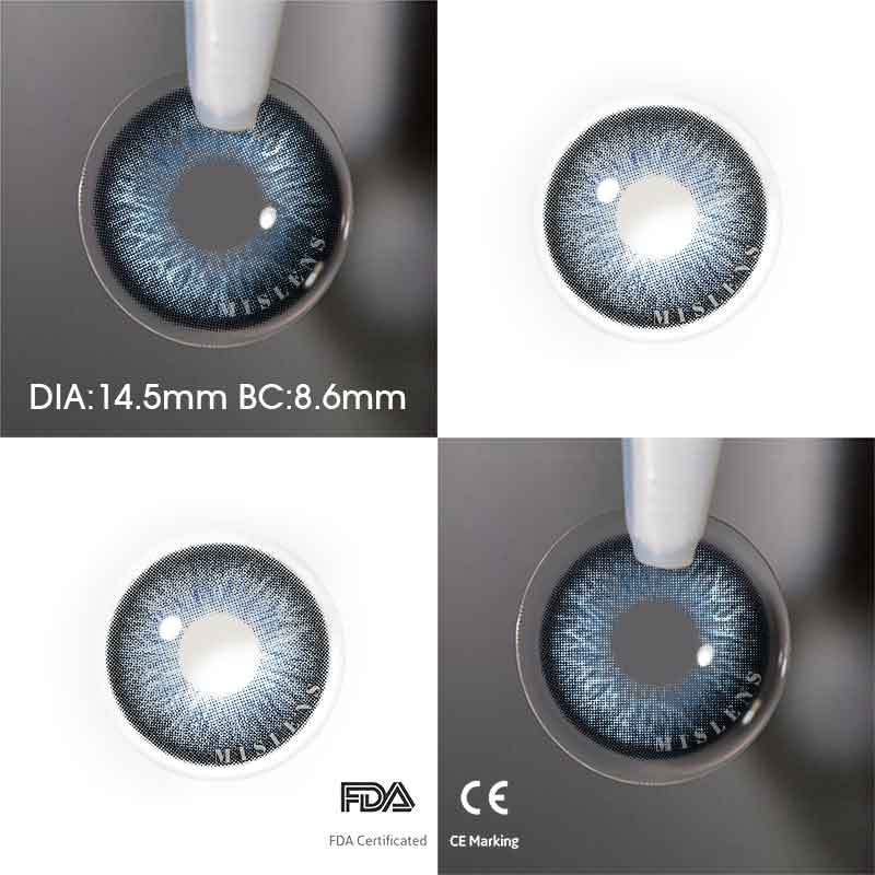 【U.S Warehouse】Mislens Night Storm color contact Lenses for dark brown eyes