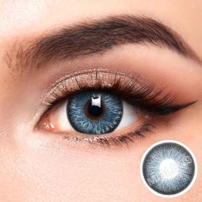 【U.S Warehouse】Mislens Night Storm  color contact Lenses for dark brown eyes
