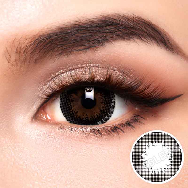 【New】Mislens Spotlight Fame color contact Lenses for dark brown eyes