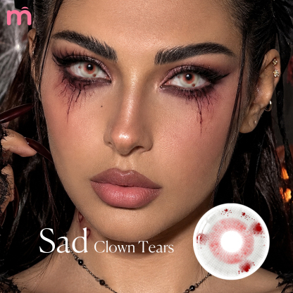 【New】Mislens Sad Clown Tears Cosplay