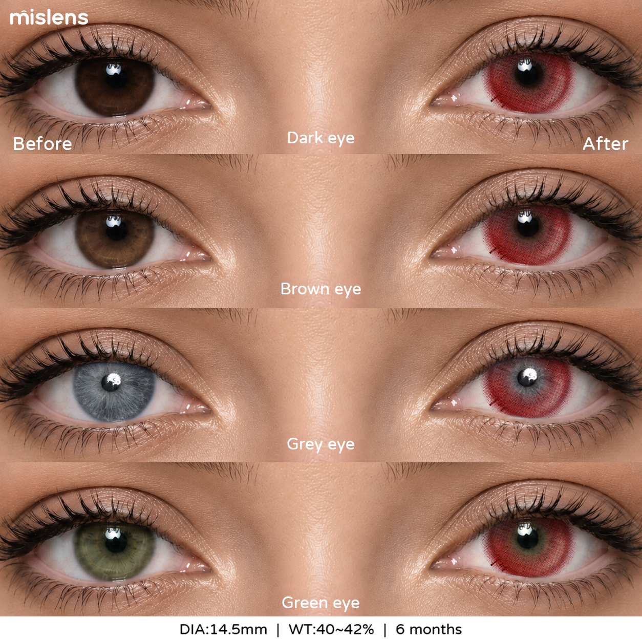 【New】Mislens Bloodmoon Red Cosplay
