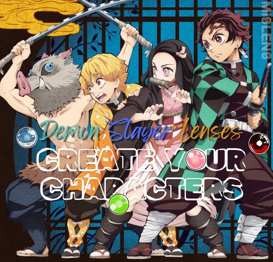 Want To Create Demon Slayer Character With Mislens Cosplay Contact Lenses?-mislens Eye lenses blog