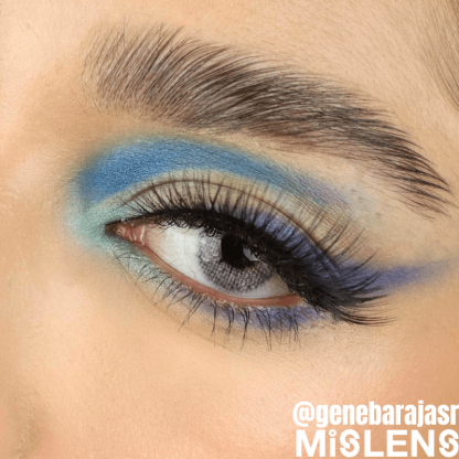【U.S Warehouse】Mislens Hidrocor Ice Grey color contact Lenses for dark brown eyes