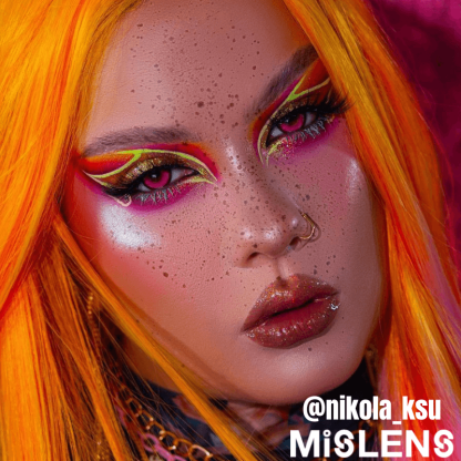 【Prescription】Mislens Anime Pink