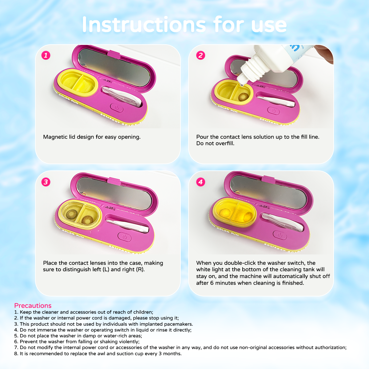 Mislens Time Capsule Contact Lens Cleaning Machine
