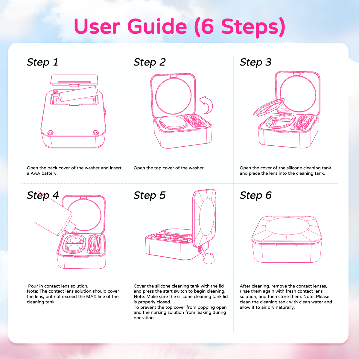 Mislens Cannon Electric Contact Lens Cleaner