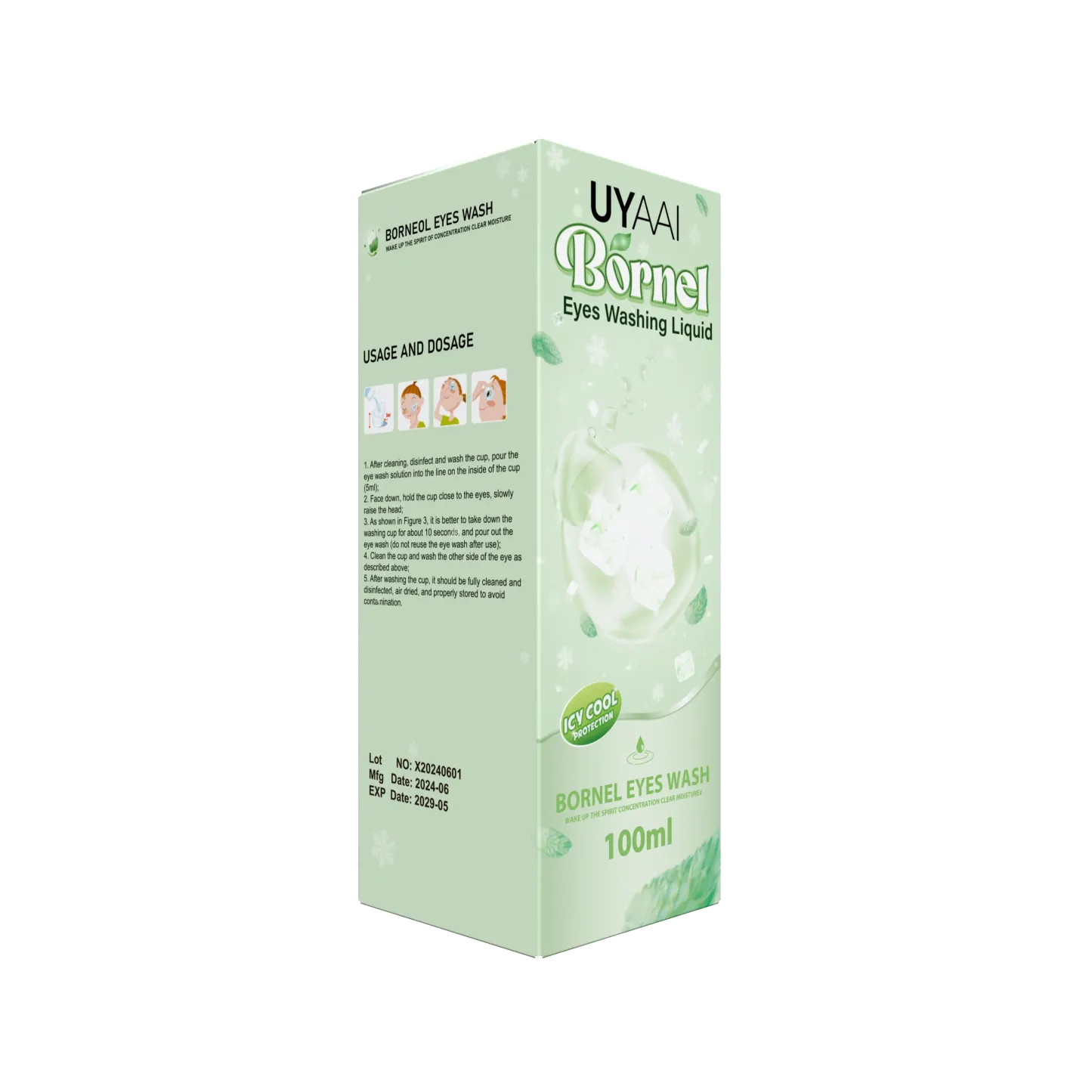 Mislens Borneol Eye Washing Liquid 100ML