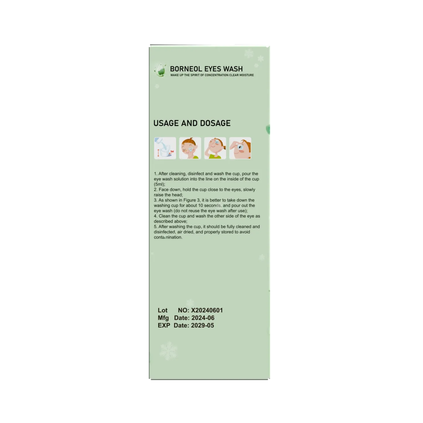 Mislens Borneol Eye Washing Liquid 100ML