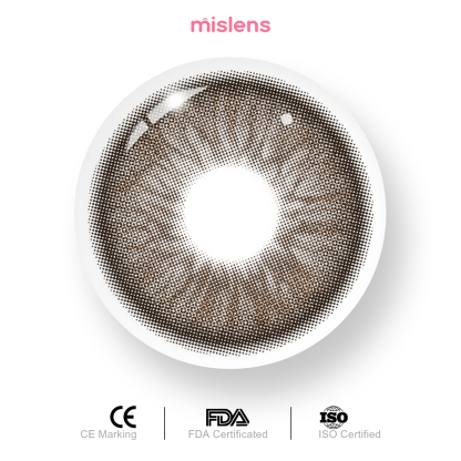 【New】Mislens Bask Brown 1-Month Lenses 