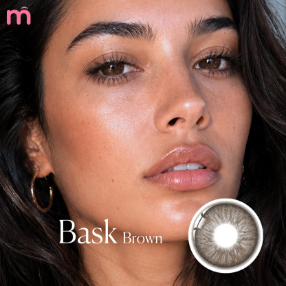 【New】Mislens Bask Brown 1-Month Lenses 