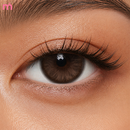 【New】Mislens Bask Brown 1-Month Lenses 