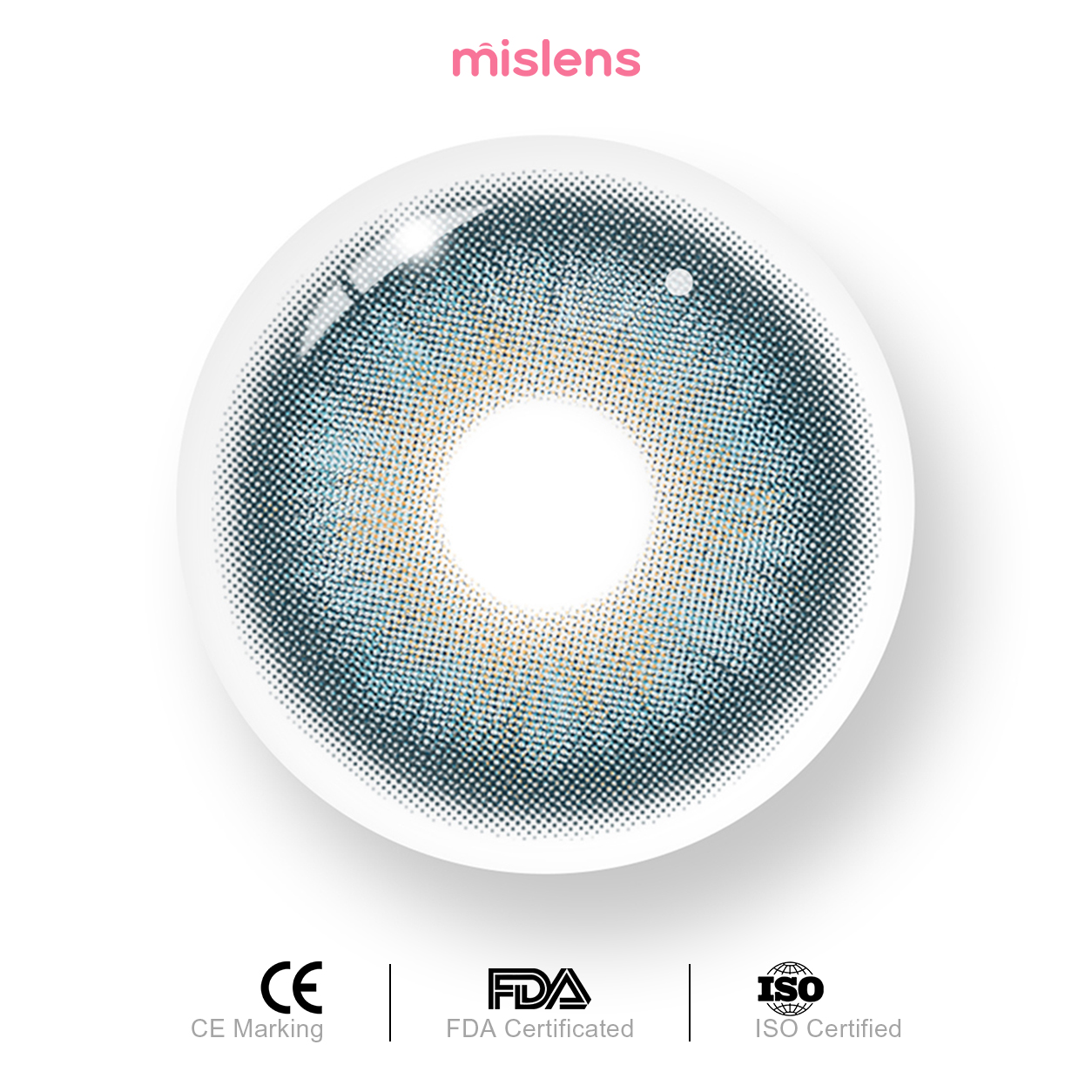 【New】Mislens Lore Blue 1-Month 