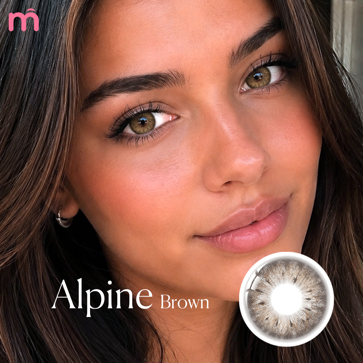 【New】Mislens Alpine Brown 1-Month 