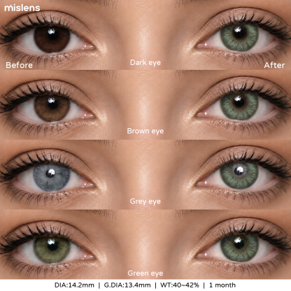 【New】Mislens Alpine Green 1-Month 
