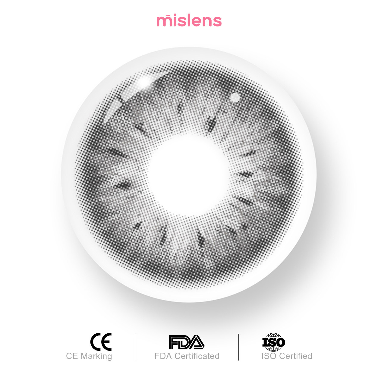 【New】Mislens Alpine Grey 1-Month 