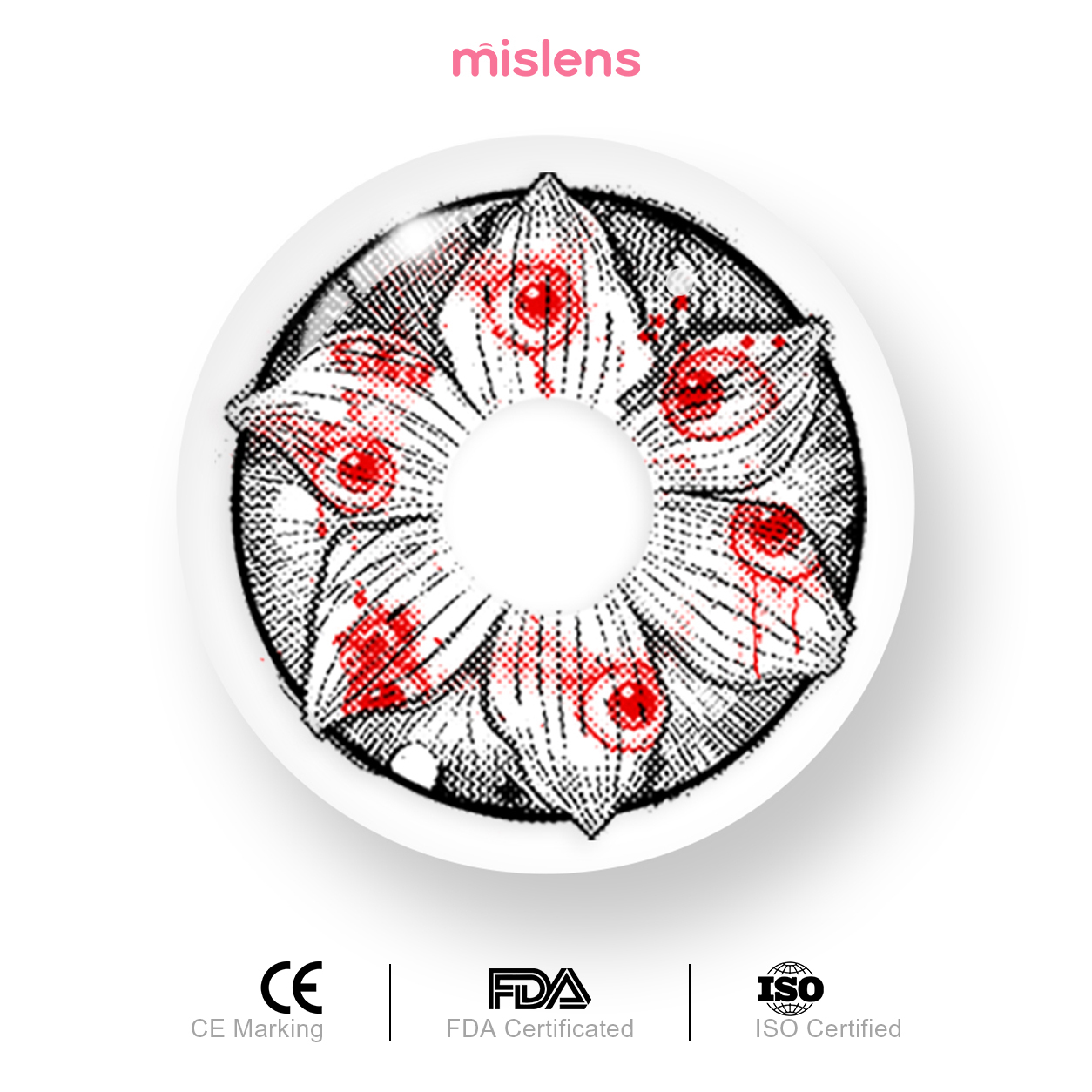 【New】Mislens Abyss Stare Black Cosplay