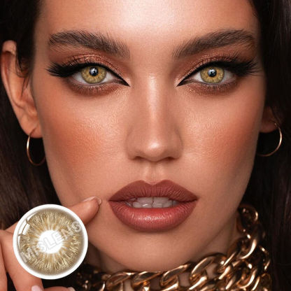Mislens Wildness Leopard Brown color contact Lenses for dark brown eyes
