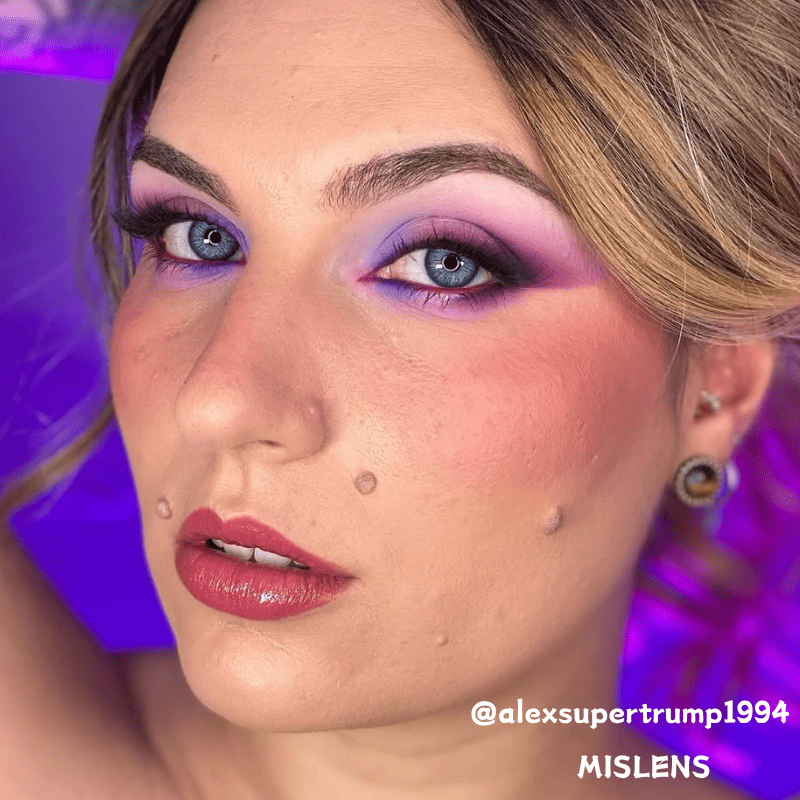 【U.S Warehouse】Mislens I Heart Blue